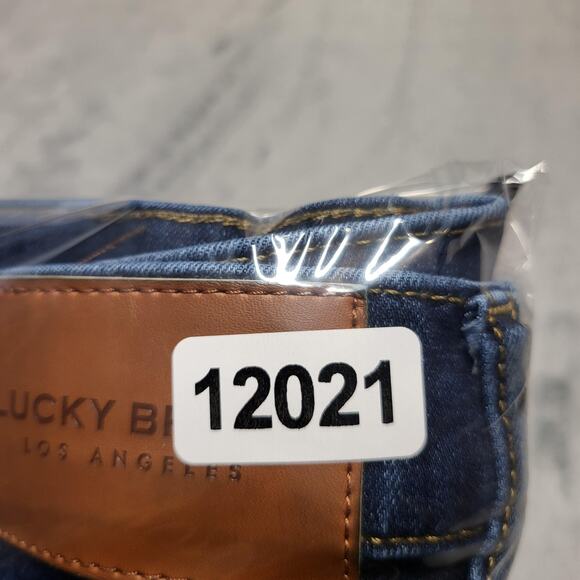 Lucky Brand 221 Straight Jeans Mens 38x29 Blue Denim Stretch Medium Wash Classic - Picture 11 of 11